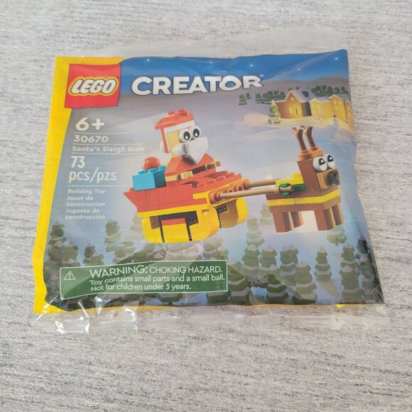LEGO CREATOR: Santa's Sleigh Ride (30670) and Snowman (60345) - Picture 1 of 8